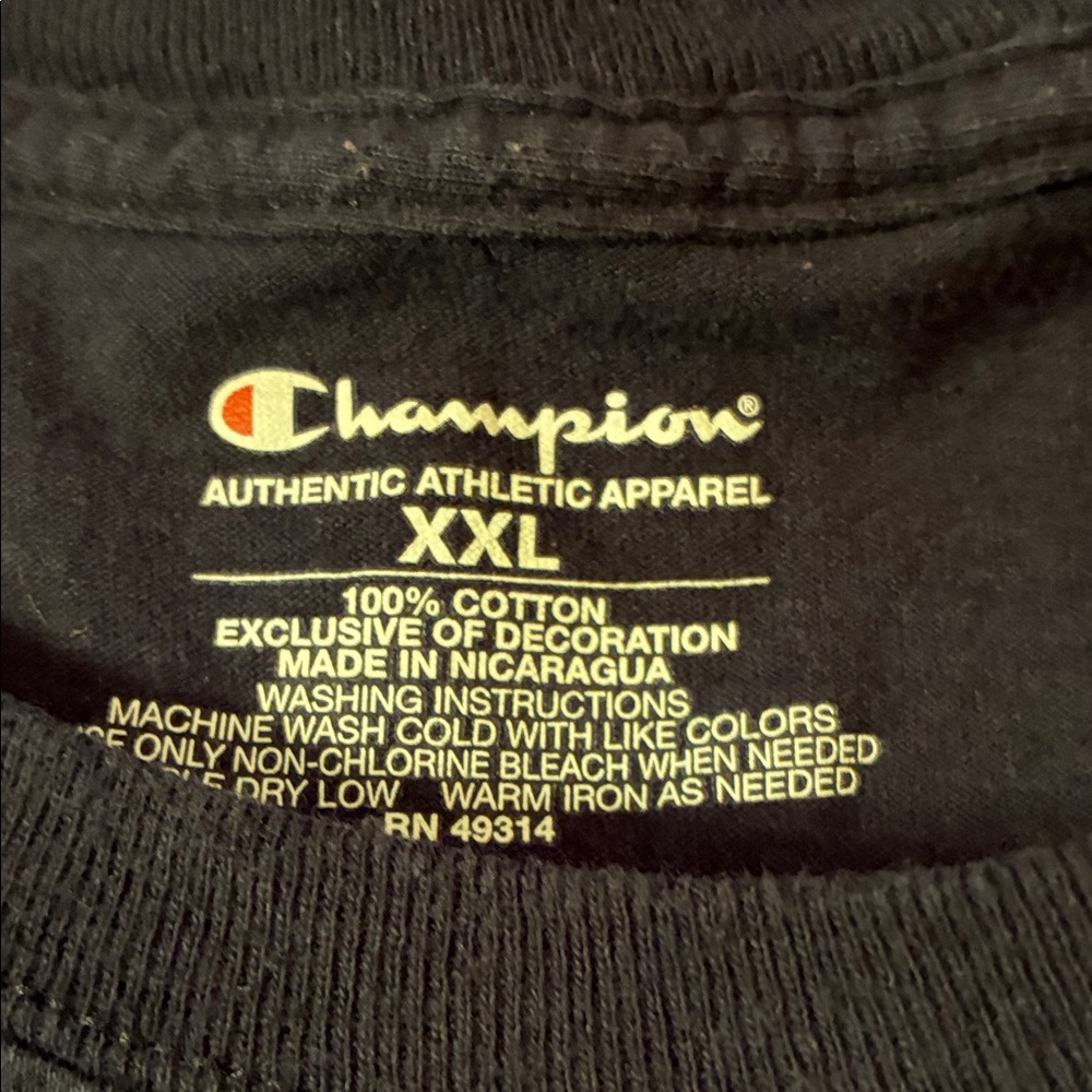 Champion Navy and Yellow Buccaneers Tee - Picture 4 of 4